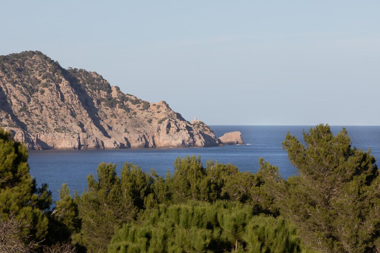 Vila Casa En Ibiza Con Vistas Increibles En Playa Des Figueral Exteriér fotografie
